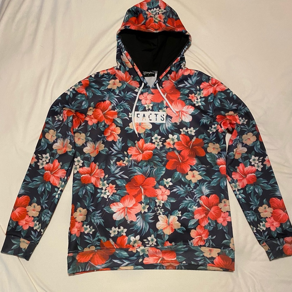 Getonfleek Unisex small floral hoodie